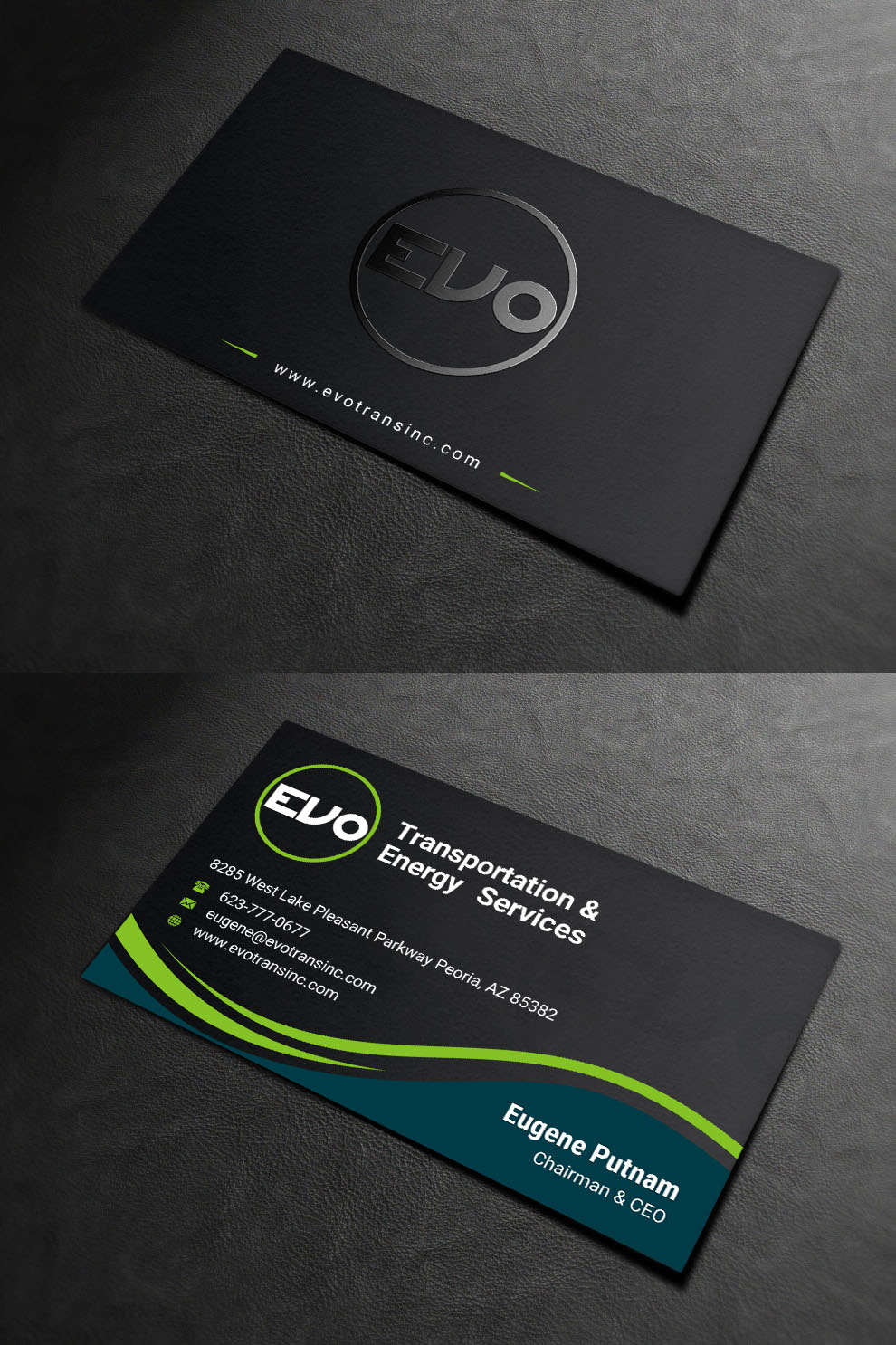 Design de Carte de Visite par INDIAN_Ashok pour EVO Transportation | Design #23051717