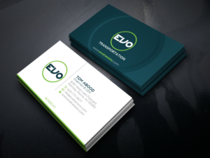 Business Card Design by Verified artistry (Design garden) for EVO Transportation | Design: #23048458
