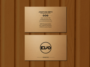 Design de Carte de Visite par Creations Box 2015 pour EVO Transportation | Design : #23060408