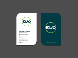 Design de Carte de Visite par Creations Box 2015 pour EVO Transportation | Design : #23060413