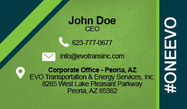 Business Card Design by Riaz786 for EVO Transportation | Design #23048654