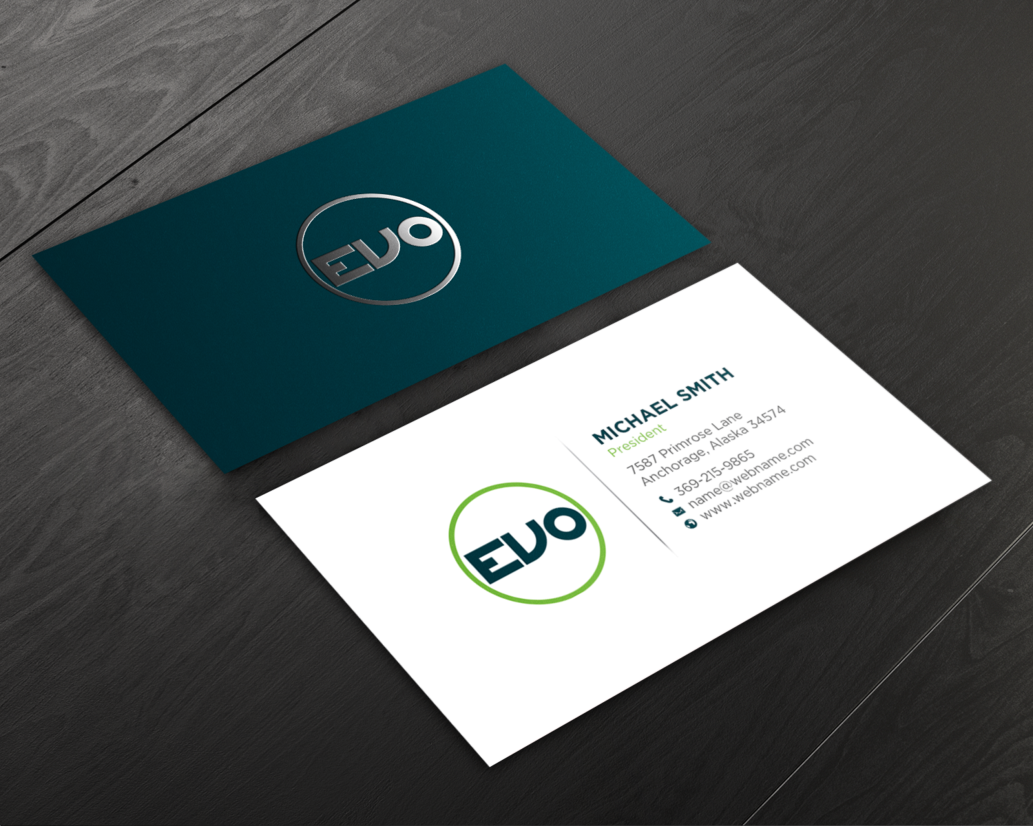 Visitenkarten-Design von chandrayaan.creative für EVO Transportation | Design #23048565