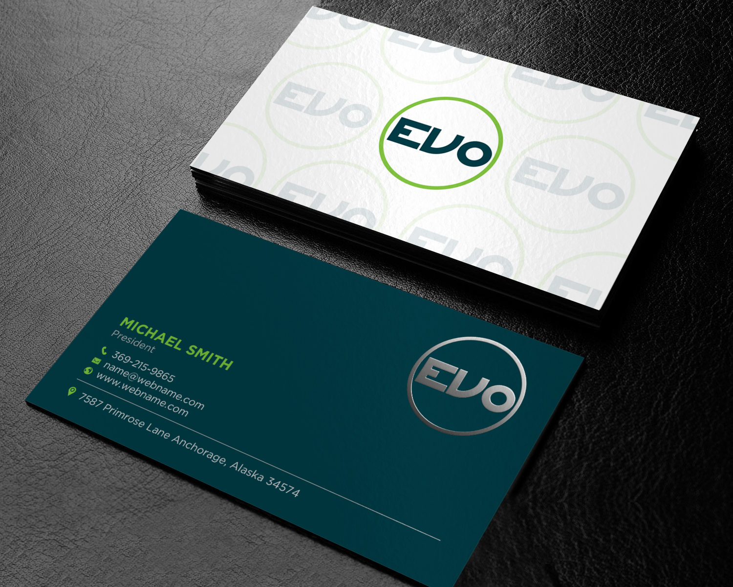 Business Card Design by chandrayaan.creative for EVO Transportation | Design #23049053