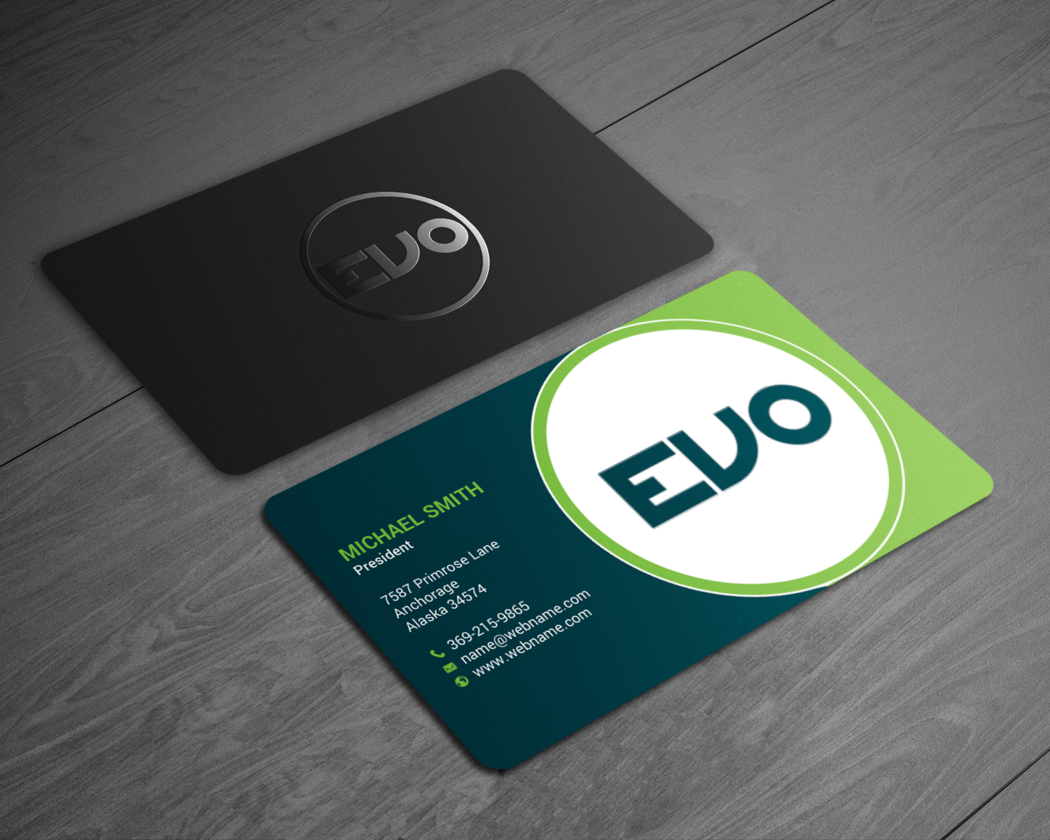 Business Card Design by chandrayaan.creative for EVO Transportation | Design #23049928