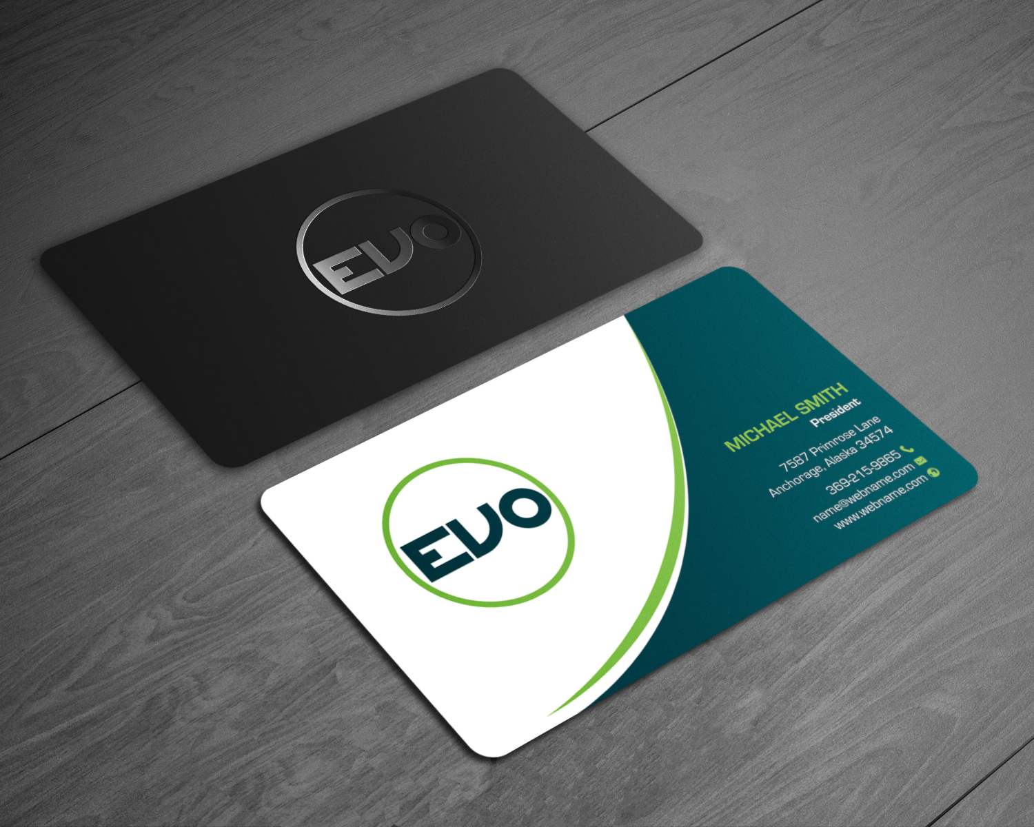 Design de Carte de Visite par chandrayaan.creative pour EVO Transportation | Design #23049939