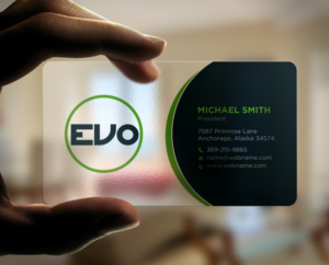 Design de Carte de Visite par chandrayaan.creative pour EVO Transportation | Design : #23050128