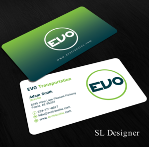Business Card Design by SL Designer for EVO Transportation | Design: #23052959