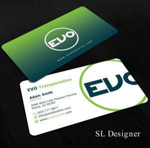 Business Card Design by SL Designer for EVO Transportation | Design: #23052960