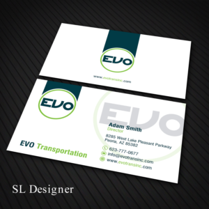 Business Card Design by SL Designer for EVO Transportation | Design: #23052966