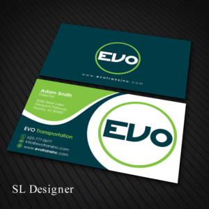 Business Card Design by SL Designer for EVO Transportation | Design: #23052968