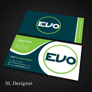 Business Card Design by SL Designer for EVO Transportation | Design: #23052970