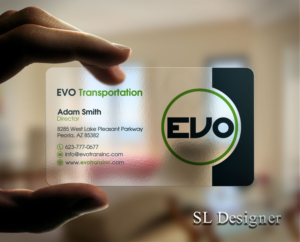 Business Card Design by SL Designer for EVO Transportation | Design: #23052971