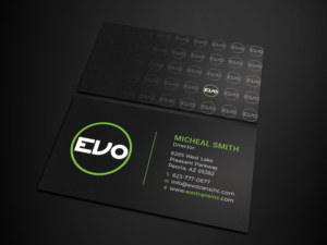Business Card Design by Tripti Ranjan Gain for EVO Transportation | Design: #23048493