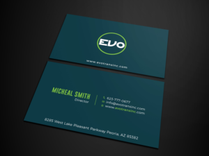 Business Card Design by Tripti Ranjan Gain for EVO Transportation | Design: #23048495