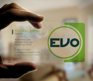 Business Card Design by Tripti Ranjan Gain for EVO Transportation | Design: #23048505