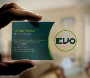 Business Card Design by Musa. A for EVO Transportation | Design: #23046873