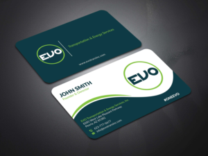 Business Card Design by Musa. A for EVO Transportation | Design: #23048105