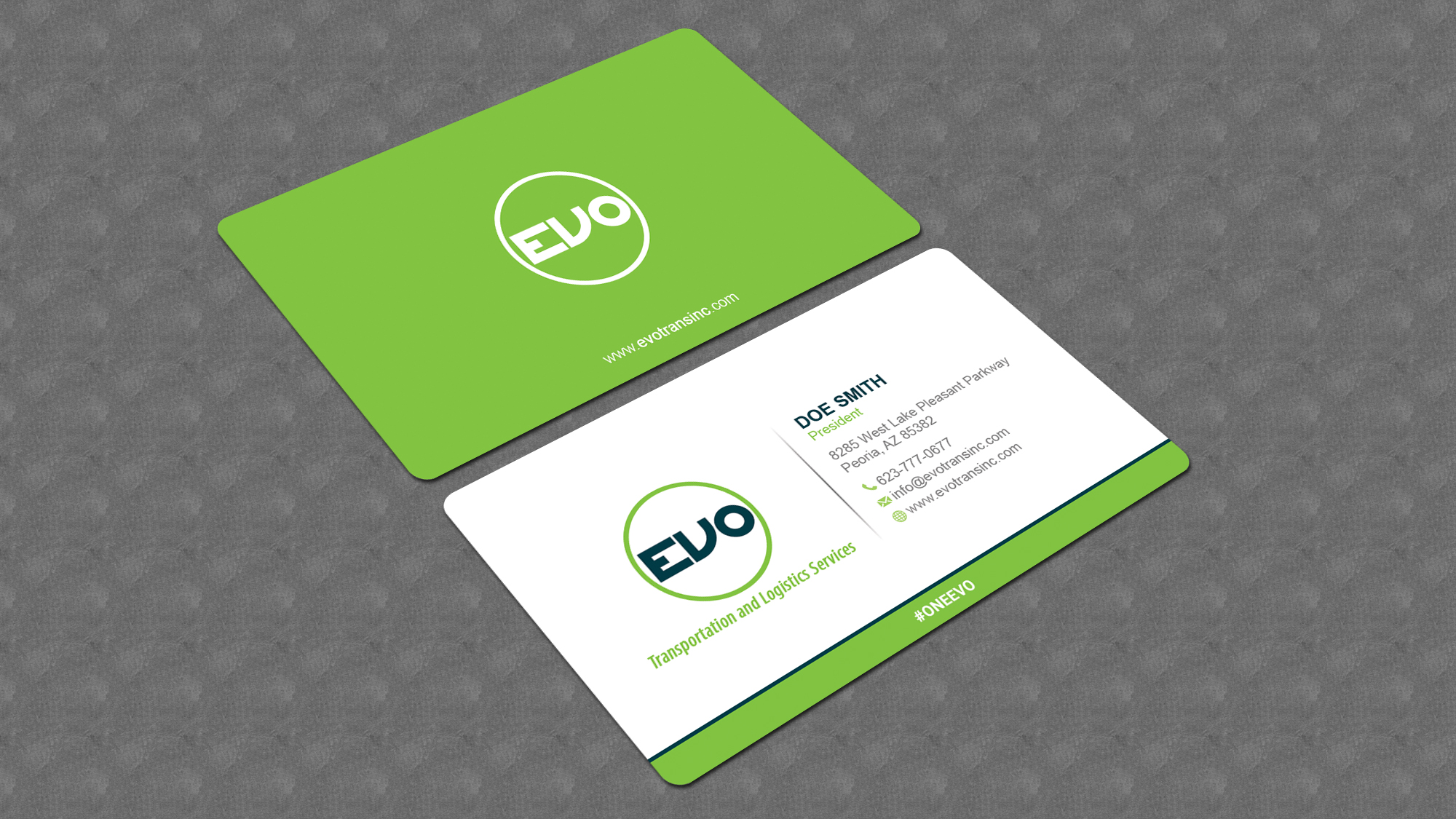 Business Card Design by Bonna 3 for EVO Transportation | Design #23046278
