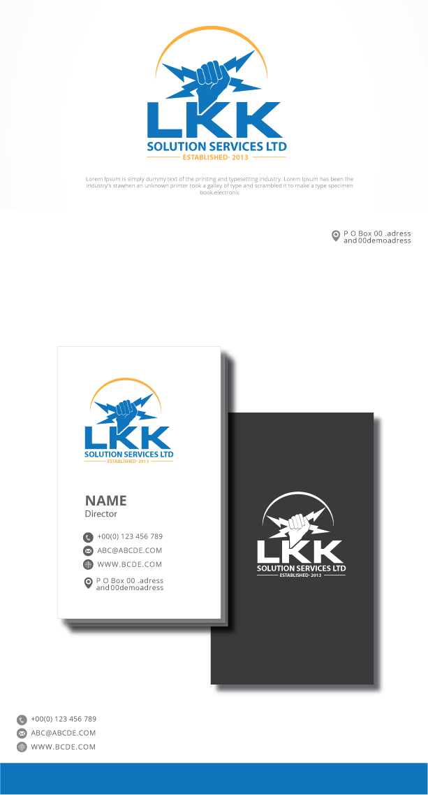 Logo Design by graphicevolution for LKK SOLUTION SERVICES LTD | Design #23058117