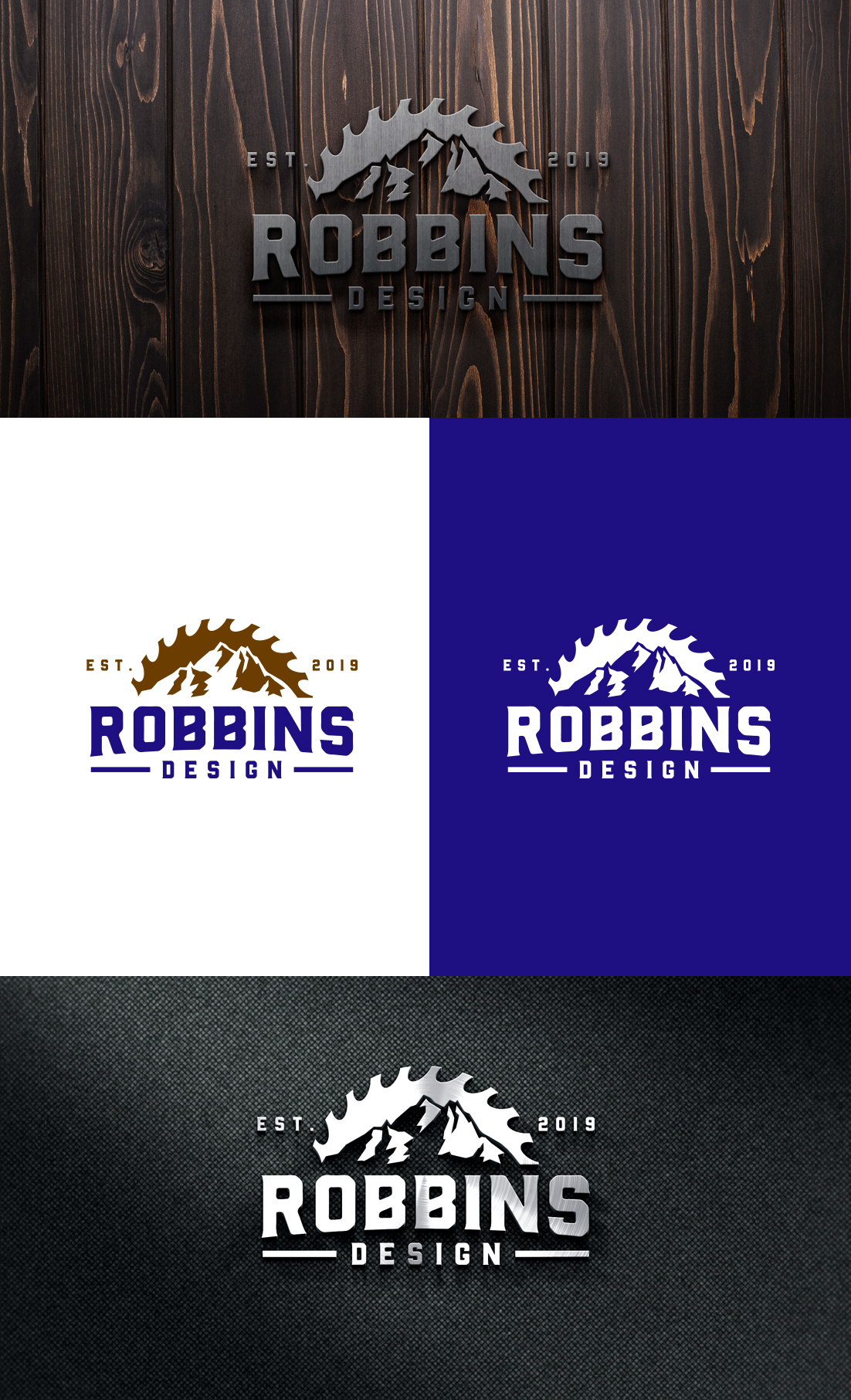 Logo Design by GLDesigns for Robbins design company  | Design #23047522