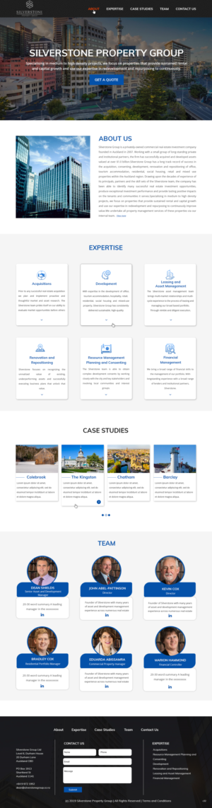 Diseño Web por pb para Blackstone Group | Diseño: #23053672