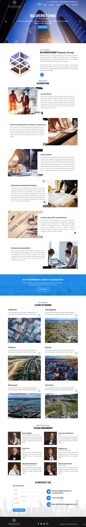 Diseño Web por pb para Blackstone Group | Diseño: #23053673