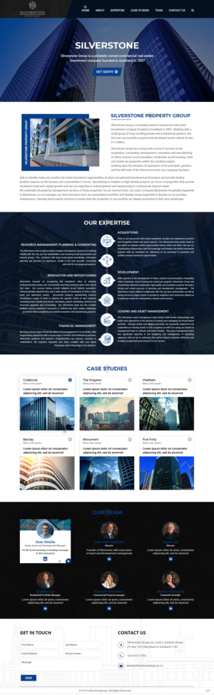Diseño Web por pb para Blackstone Group | Diseño: #23053675