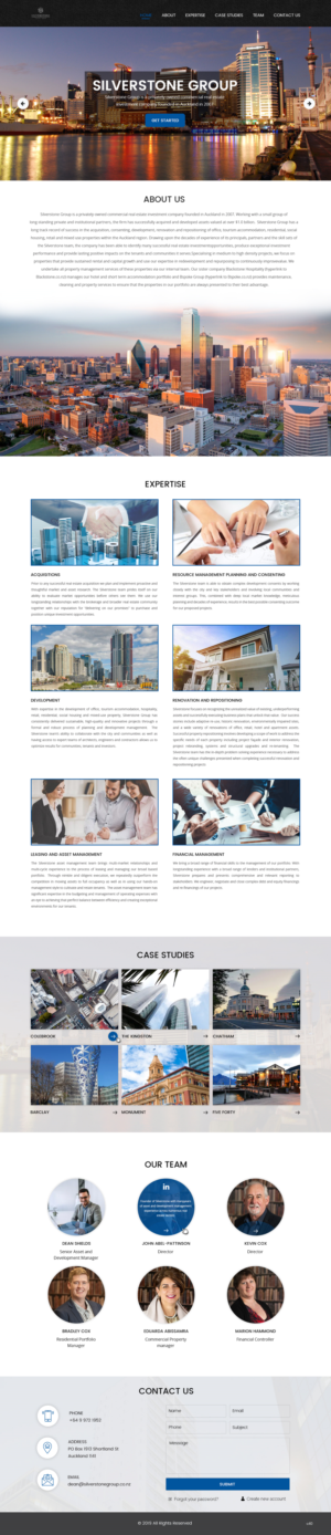 Web Design by pb for Blackstone Group | Design: #23053679