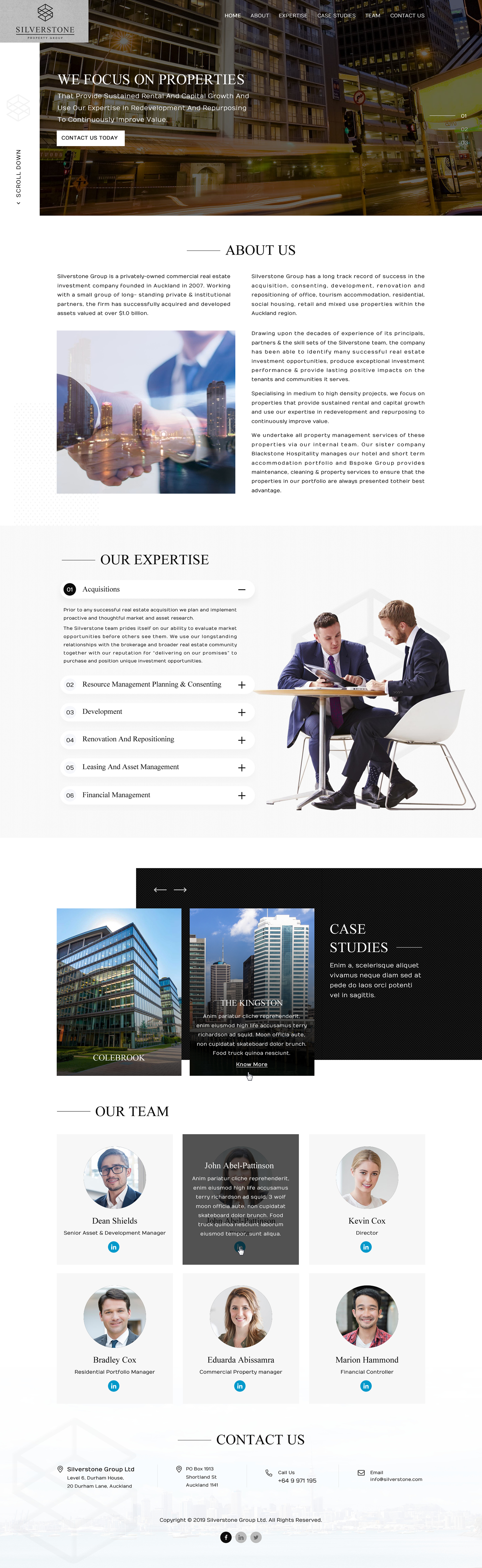 Web Design by Sbss for Blackstone Group | Design #23083833