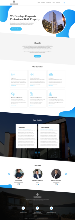 Diseño Web por rightway para Blackstone Group | Diseño #23121367