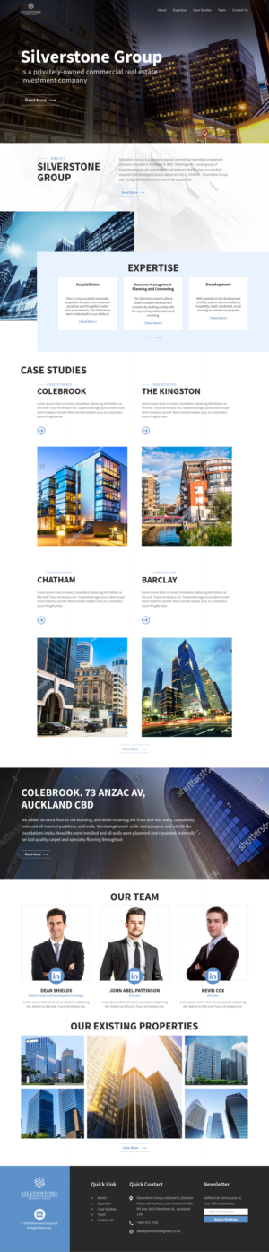 Web Design by sai.designer87 for Blackstone Group | Design: #23070272