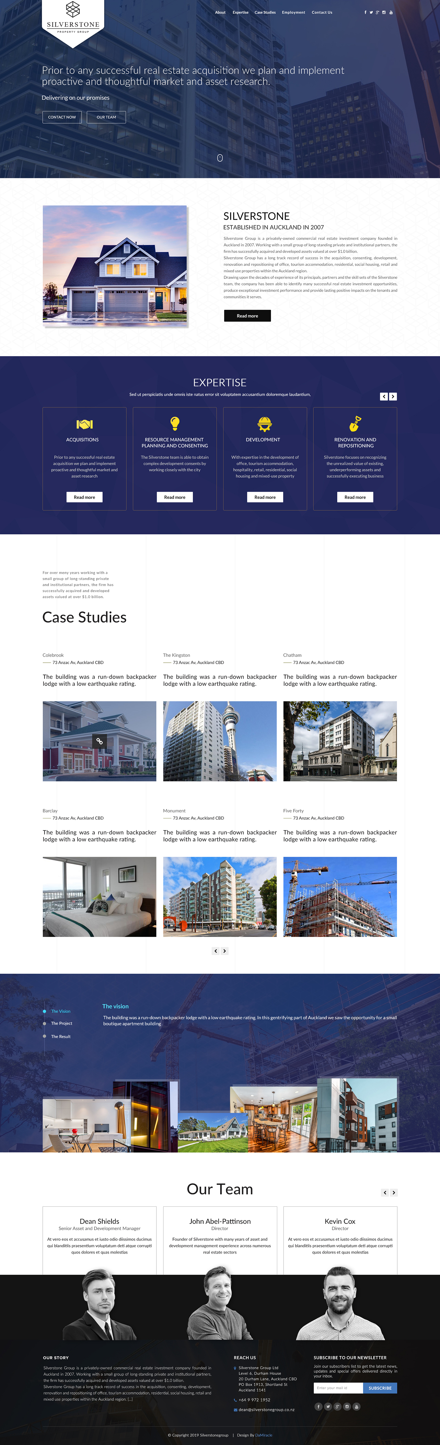 Web Design par Da Miracle pour Blackstone Group | Design #23118409
