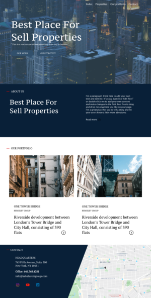 Diseño Web por Techeniac Services para Blackstone Group | Diseño #23092241