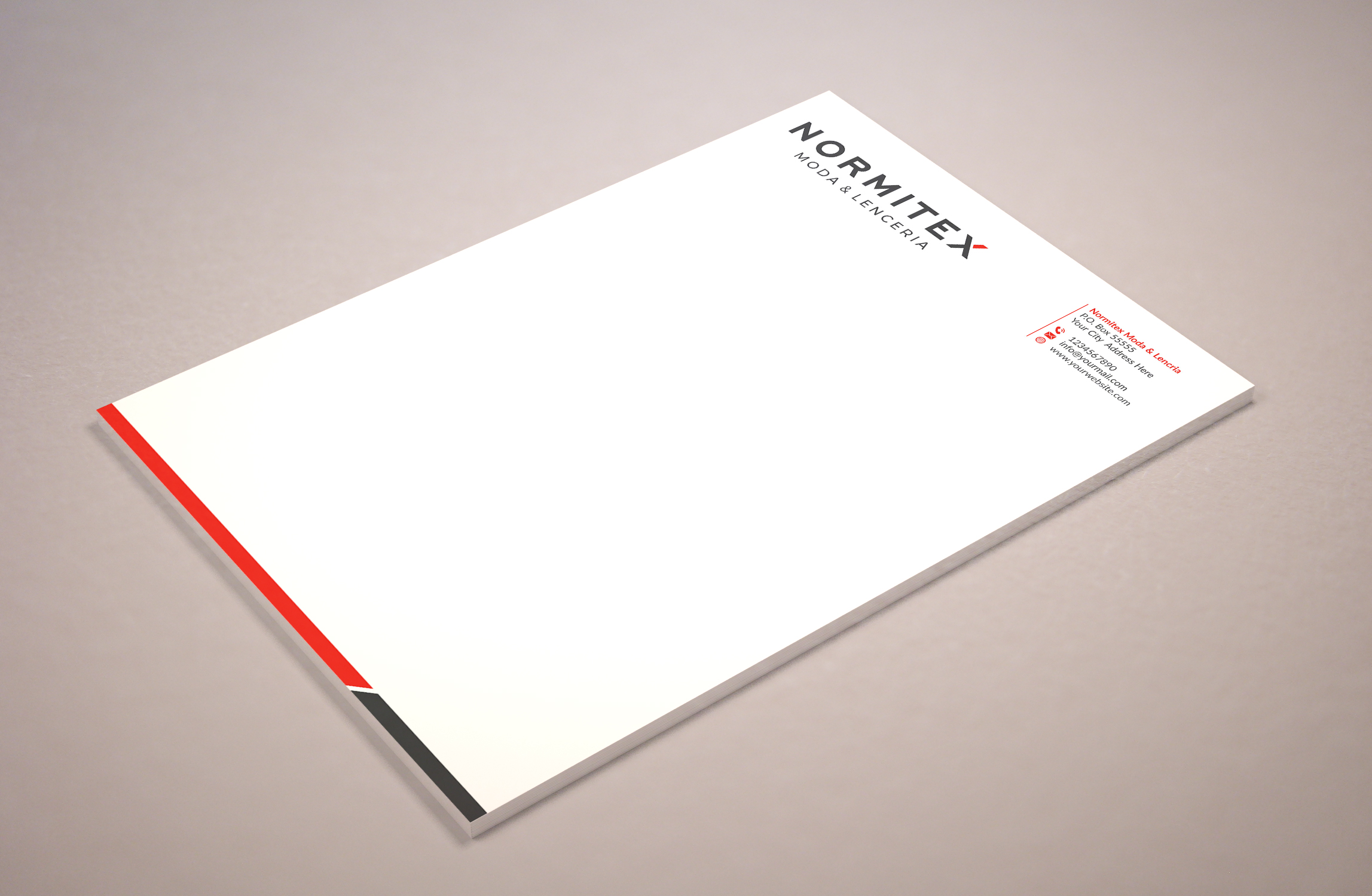 Stationery Design by Musa. A for this project | Design #23050267
