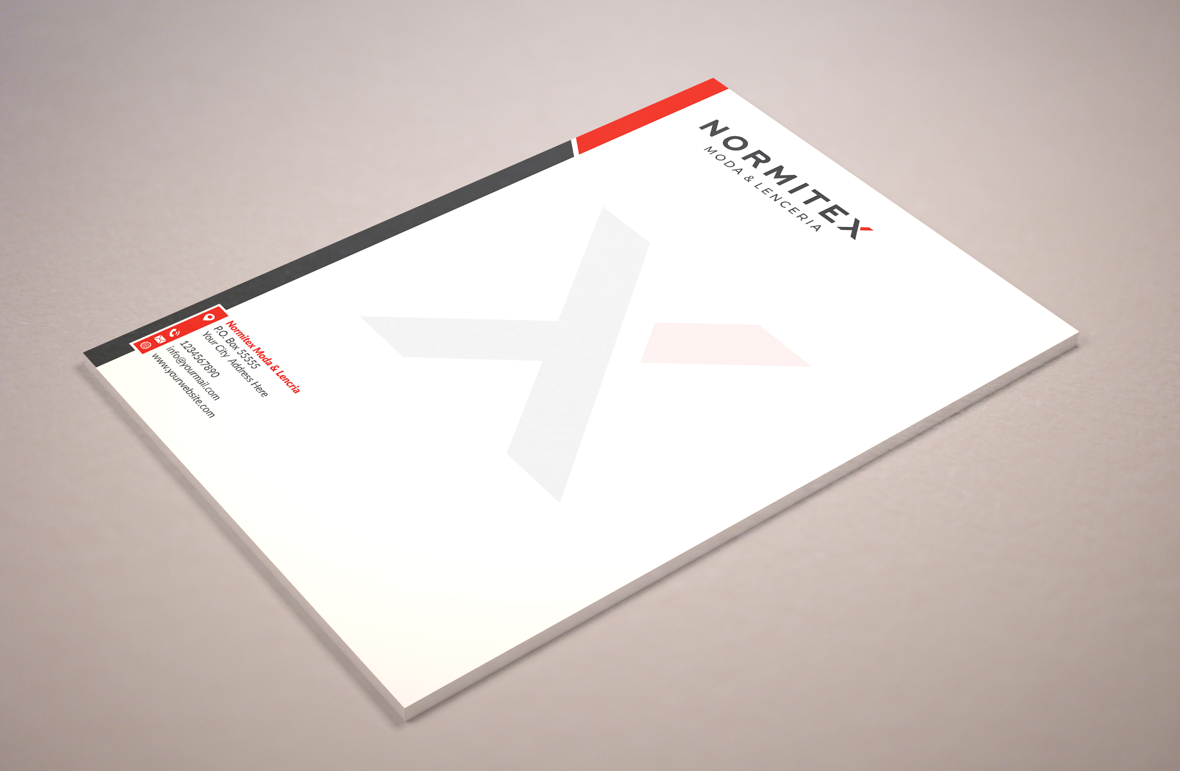 Stationery Design by Musa. A for this project | Design #23050268