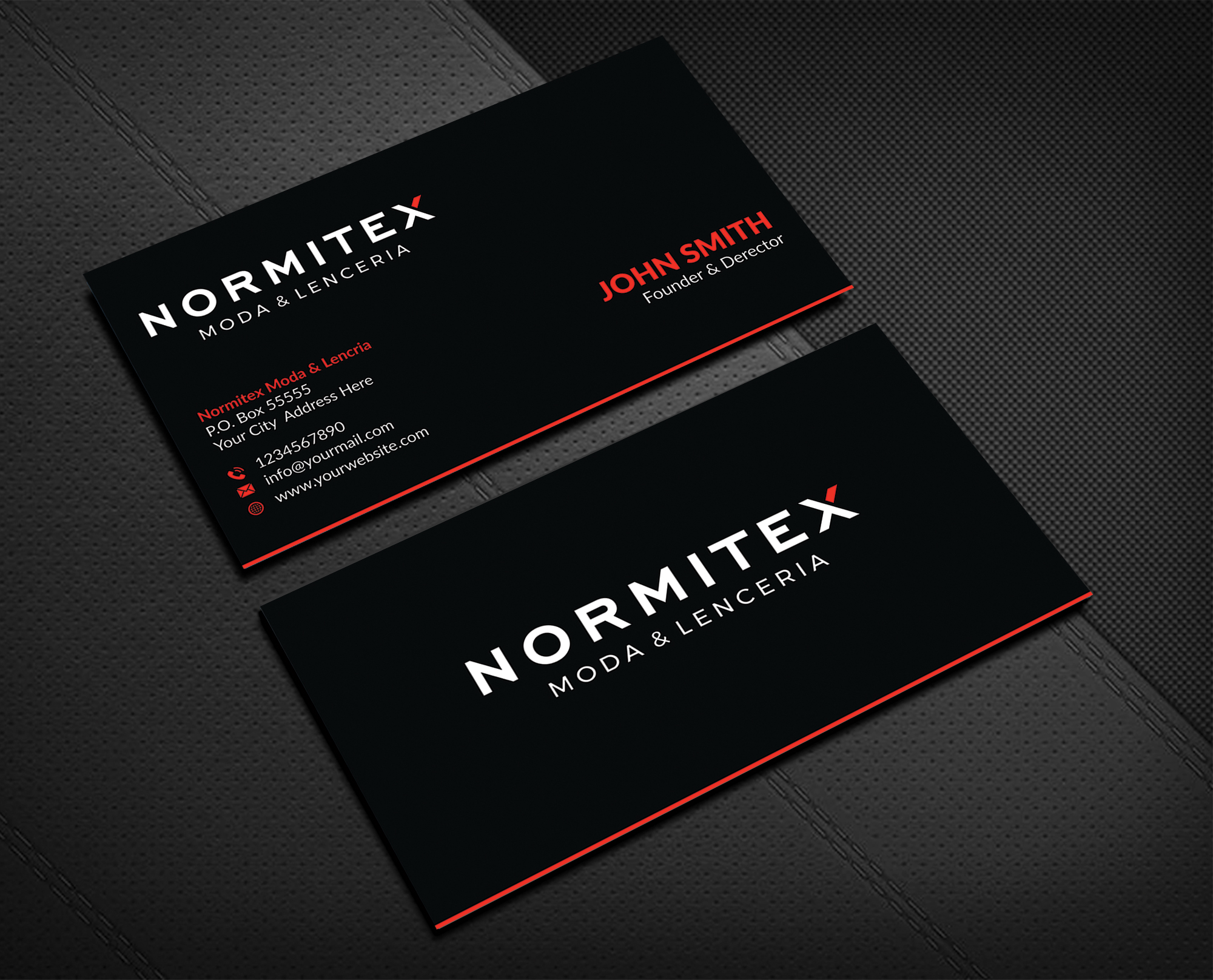 Stationery Design by Musa. A for this project | Design #23050280