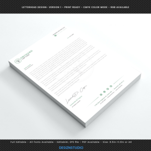 Letterhead Design by Expert Designer for this project | Design: #23049761