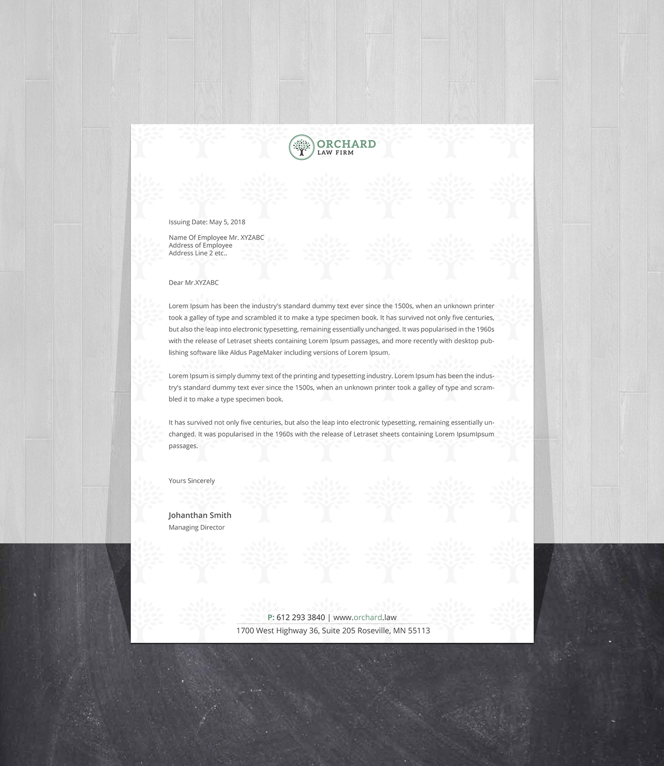 Letterhead Design by Creations Box 2015 for this project | Design #23050728