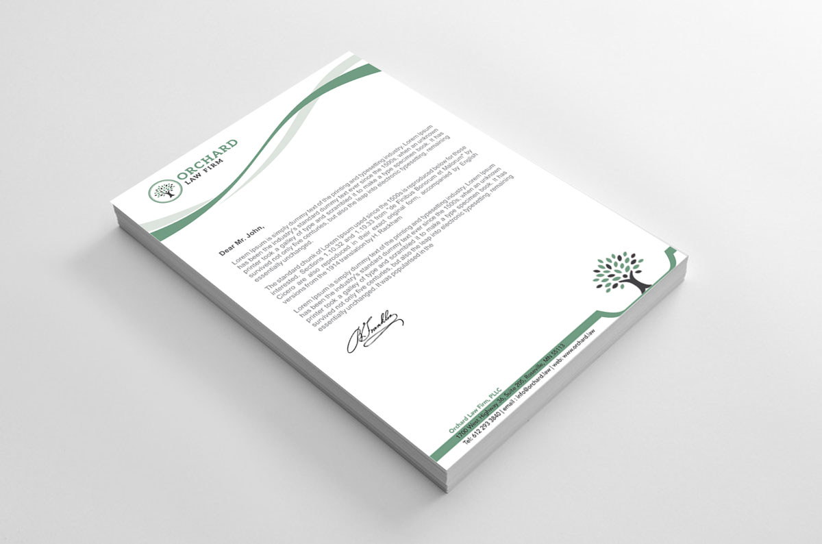 Letterhead Design by alpesh9520 for this project | Design #23053141