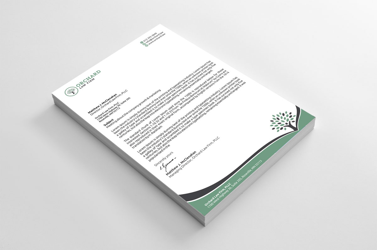 Letterhead Design by alpesh9520 for this project | Design #23053581