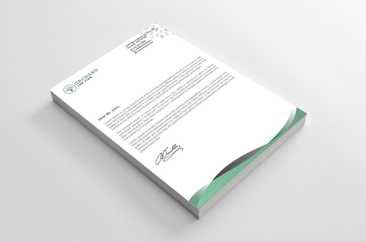 Letterhead Design by alpesh9520 for this project | Design #23053794