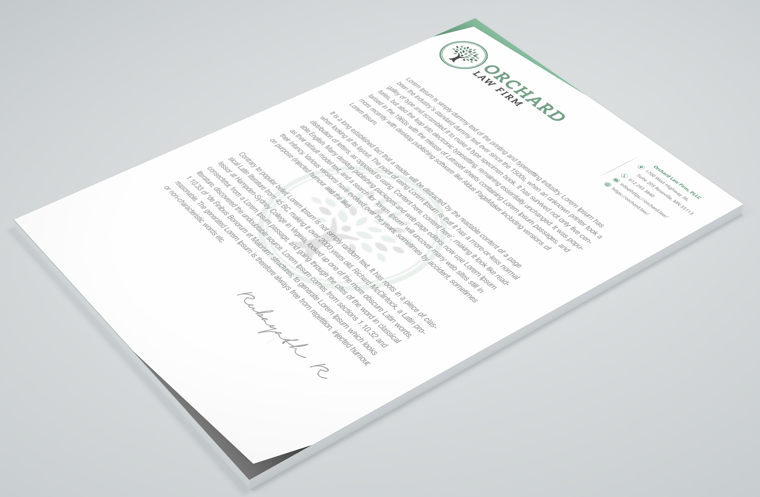 Letterhead Design by Petter Goms for this project | Design #23055054