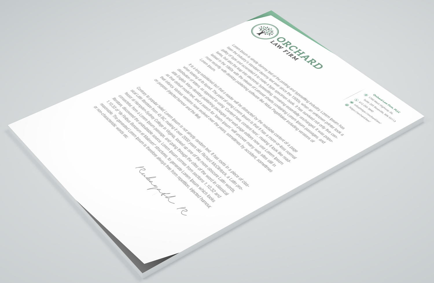 Letterhead Design by Petter Goms for this project | Design #23055055