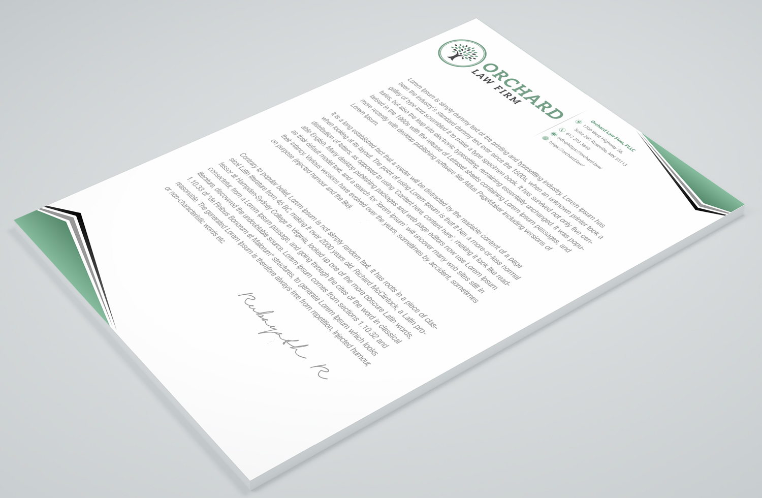Letterhead Design by Petter Goms for this project | Design #23055091