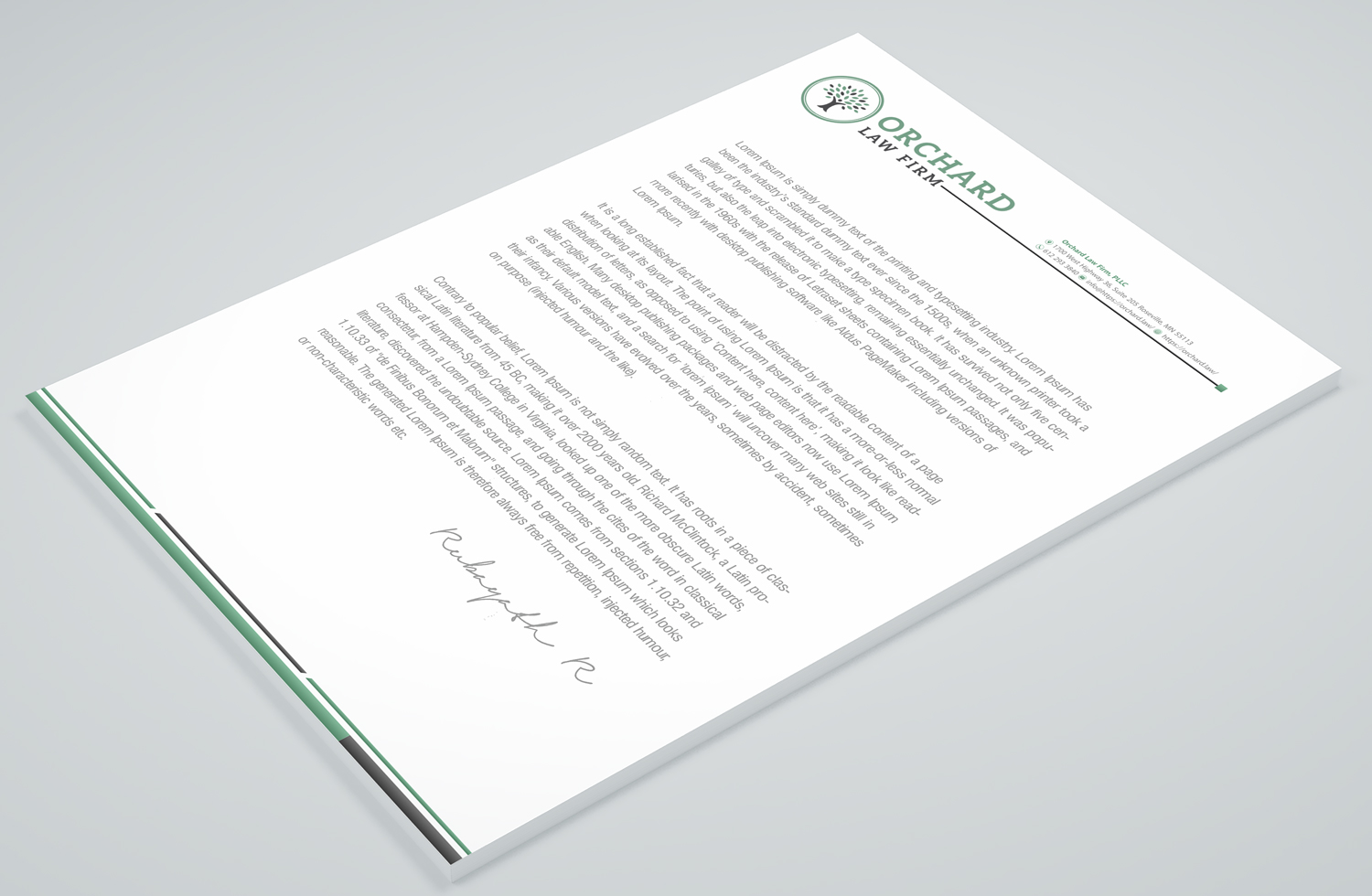 Briefkopf-Design von Petter Goms für dieses Projekt | Design #23104975