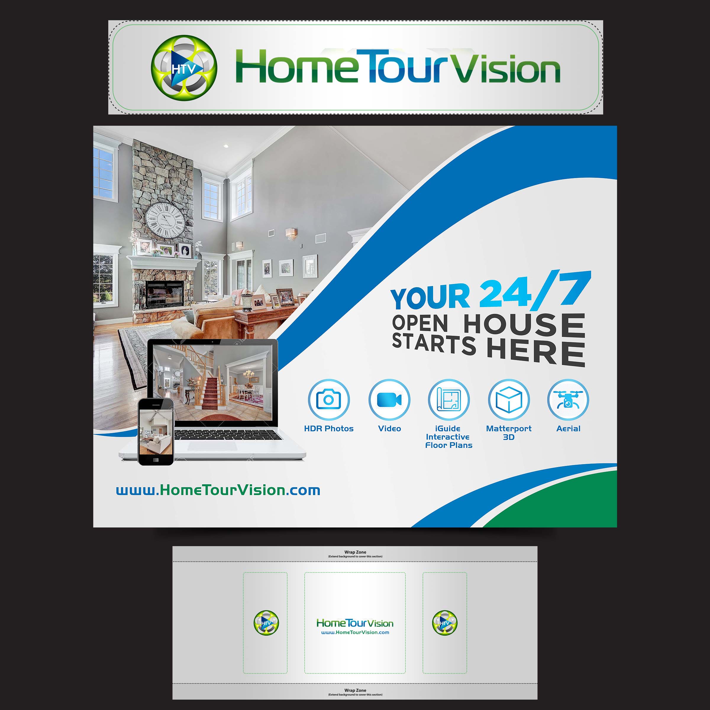 Trade Show Booth Design by Designers Hub for HomeTourVision | Design #23063627
