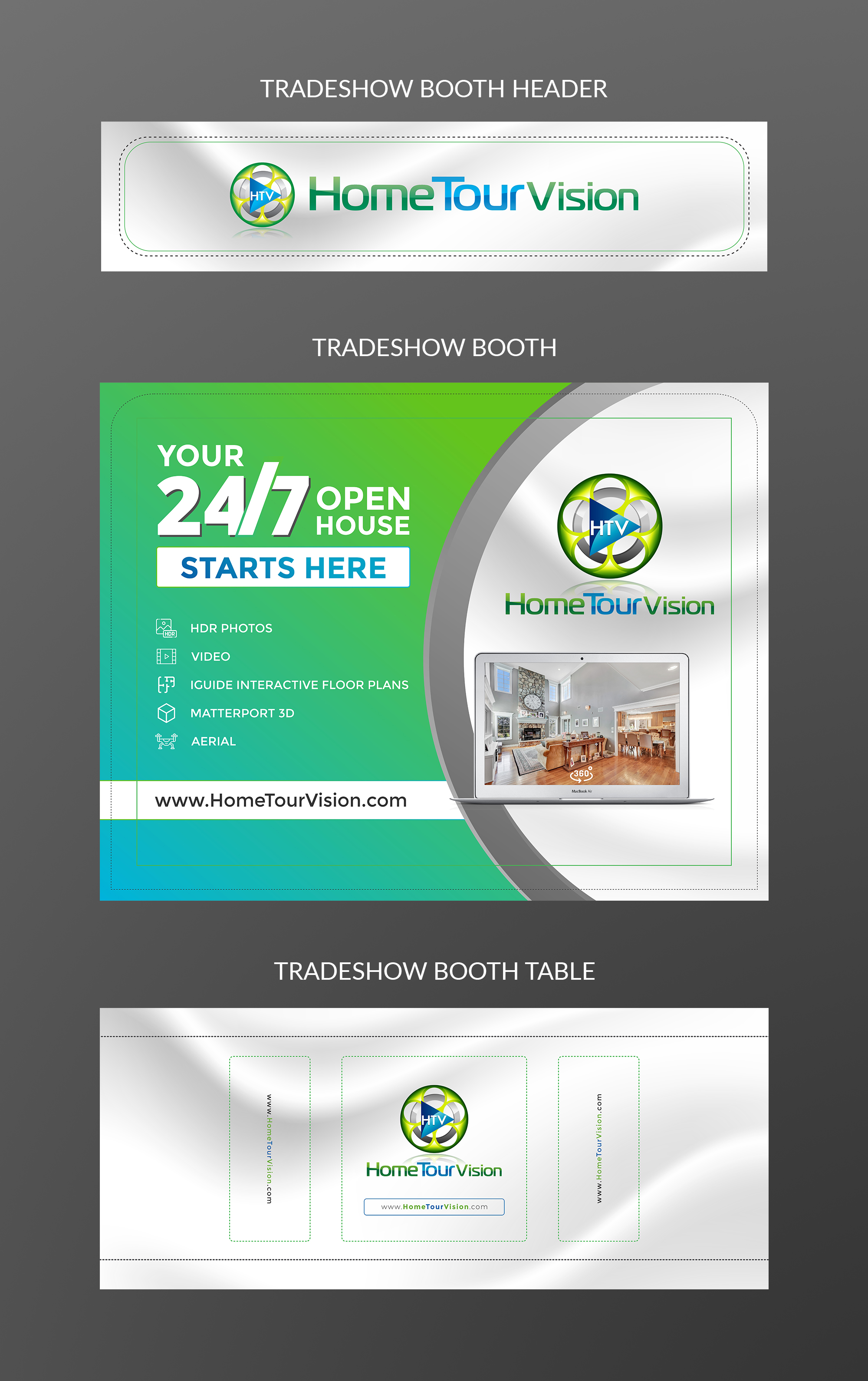 Trade Show Booth Design by ecorokerz for HomeTourVision | Design #23050657