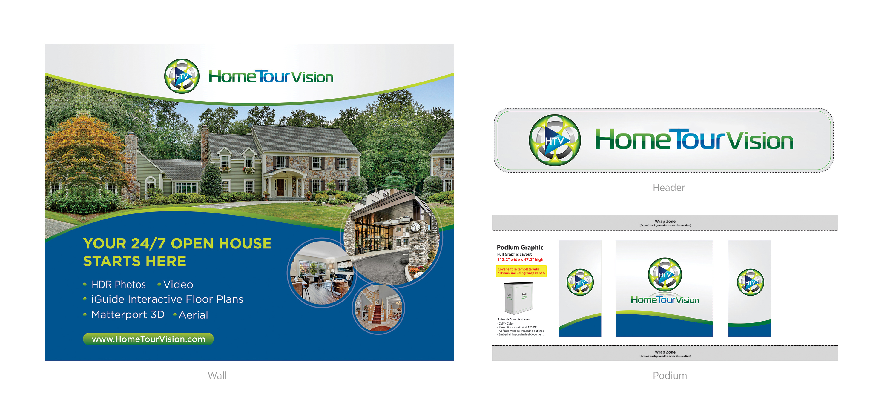 Trade Show Booth Design by D Creative for HomeTourVision | Design #23063811