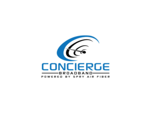 Concierge Broadband      Or     Concierge Broadband powered by Spry Air Fiber | Logo Design by Ochieng