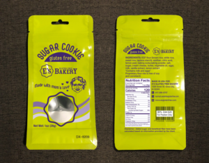 E's Gluten Free Bakery Cookie Package  | Diseño de Empaque por Al Pech
